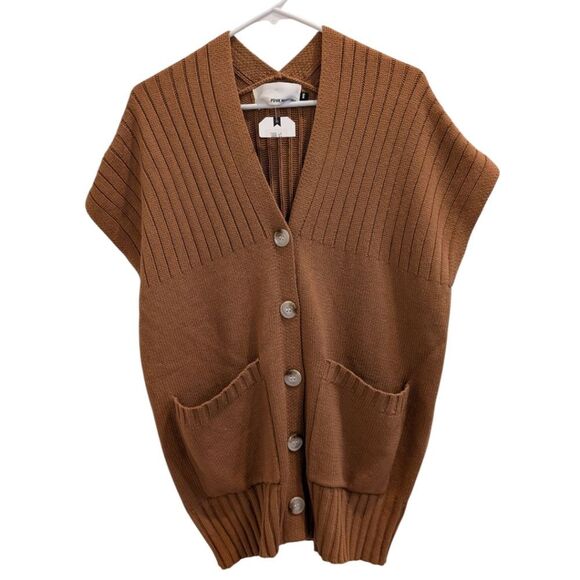 Pink Martini Desiree Button Cardigan Women's XXS - Brown - NWT Coastal Grandma - Picture 4 of 8